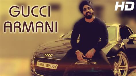 simranjeet singh gucci armani|gucci armani song lyrics.